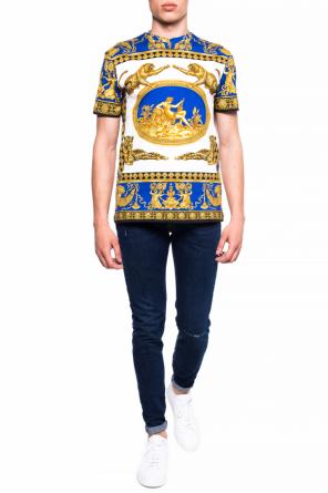 'baroque' motif t-shirt, zdjęcie 2 'baroque' motif t-shirt od Versace